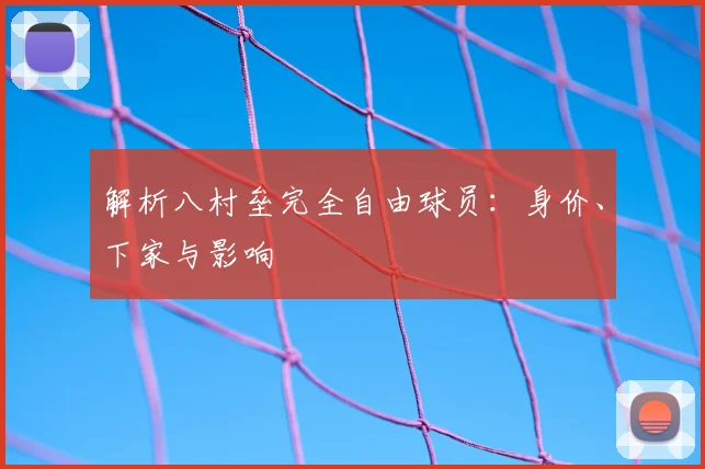 解析八村垒完全自由球员：身价、下家与影响